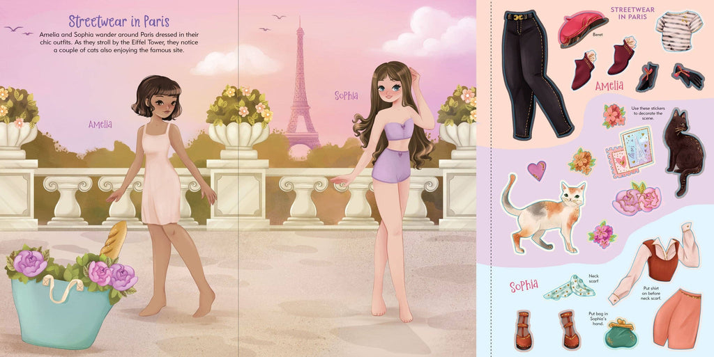 Fashion Sticker Doll Dress-Up Book | Peter Pauper Press
