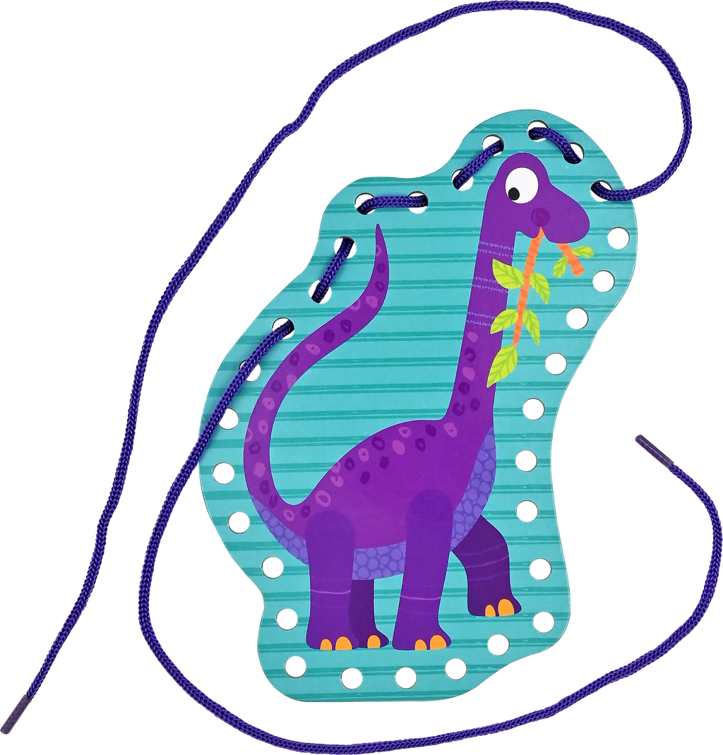 Dinosaurs Lacing Cards | Peter Pauper Press