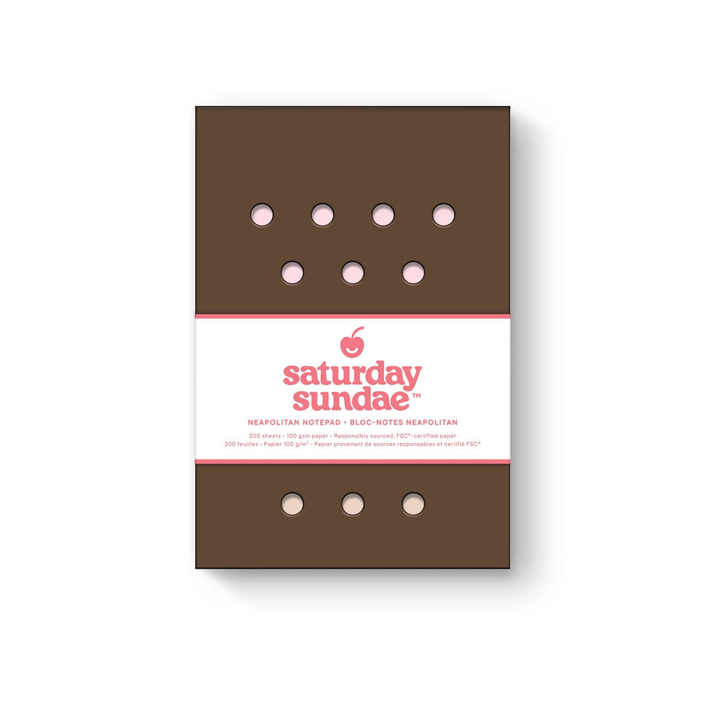 Neapolitan Ice Cream Notepad with Stand