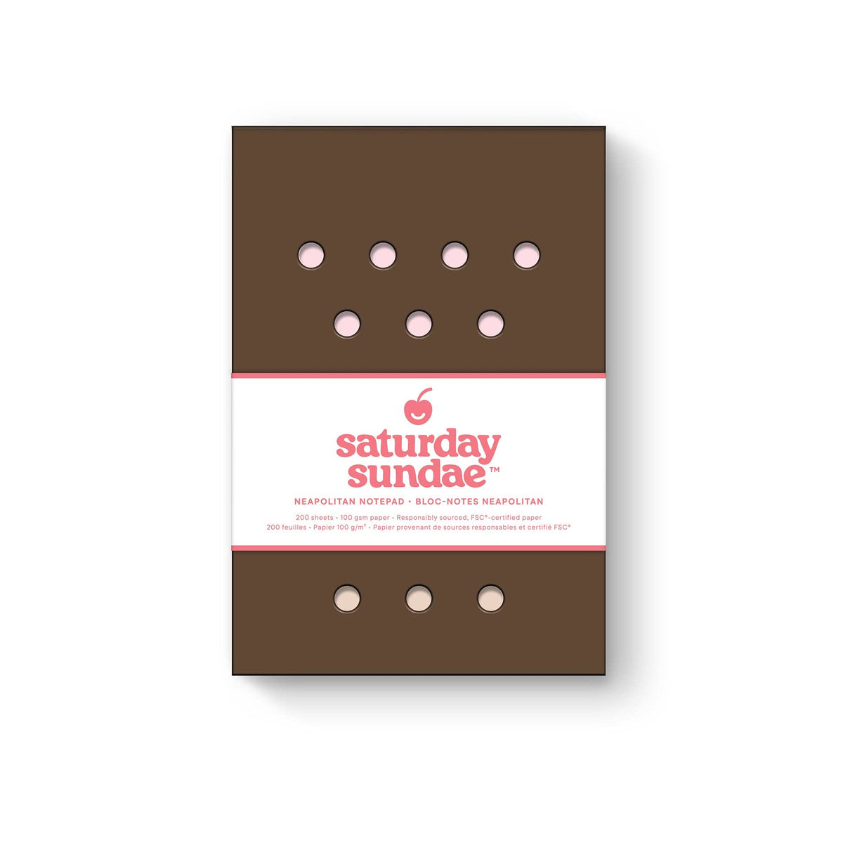 Neapolitan Ice Cream Notepad with Stand