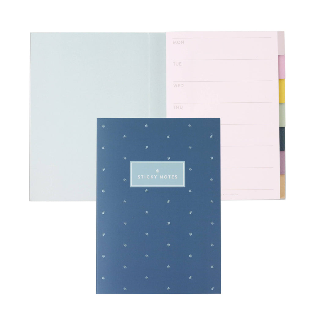 Functional Tabbed Sticky Note Booklet - Earth Tones - Erin Condren