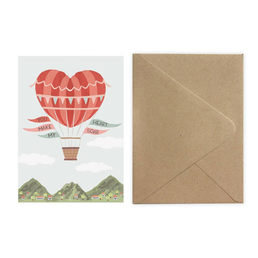 Heart Air Balloon Card (You Make My Heart Soar)