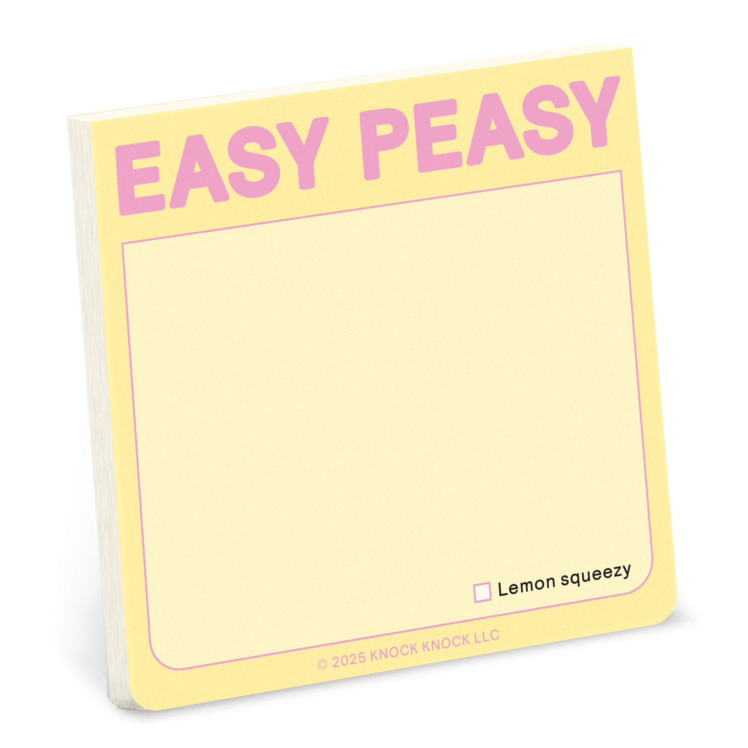 Easy Peasy Sticky Notes | Pastel Version | Cute Desk Accessory