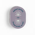 Great Minds Overthink Alike Decal Sticker
