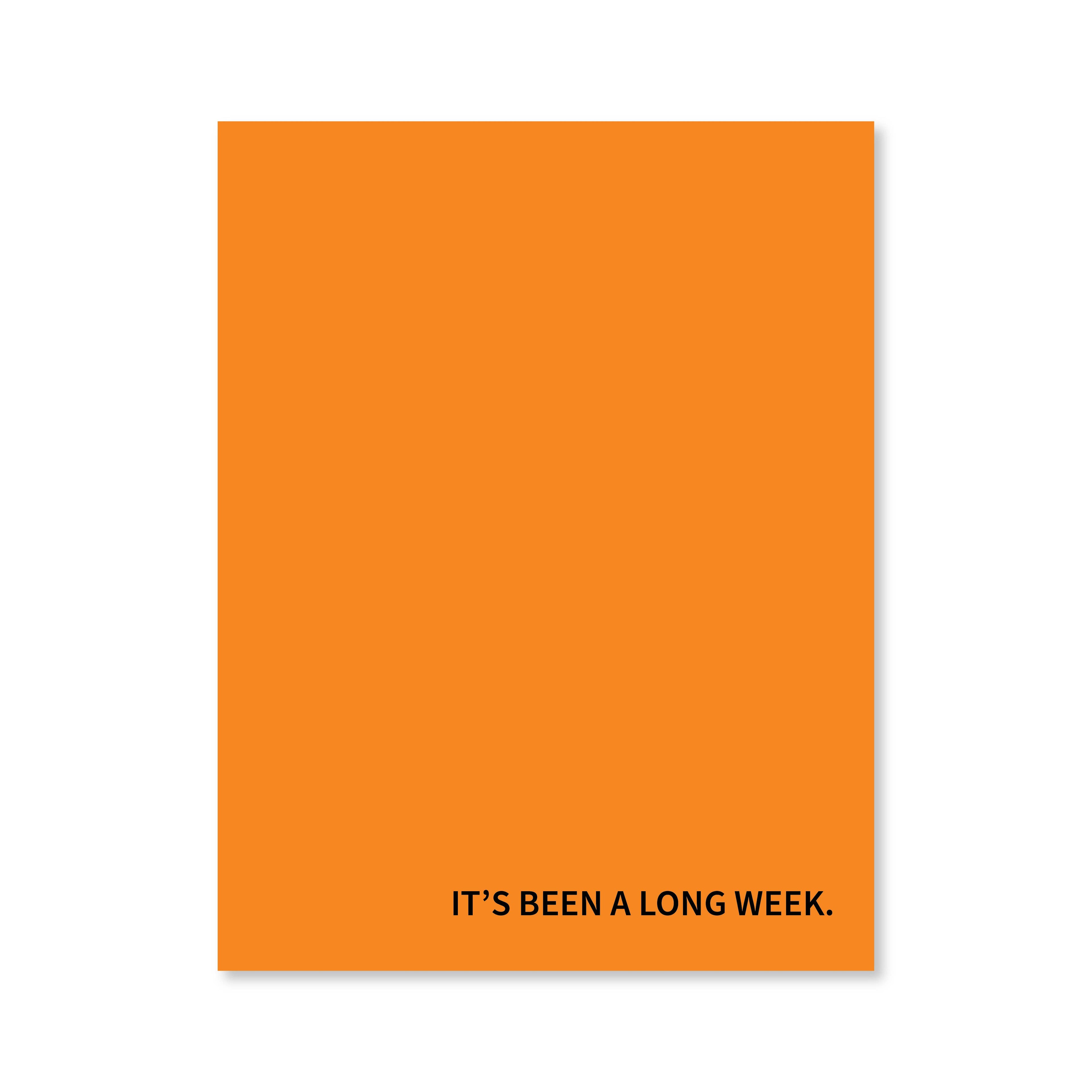Long Week Notepad | Assorted Colors | Public School Paper Co.