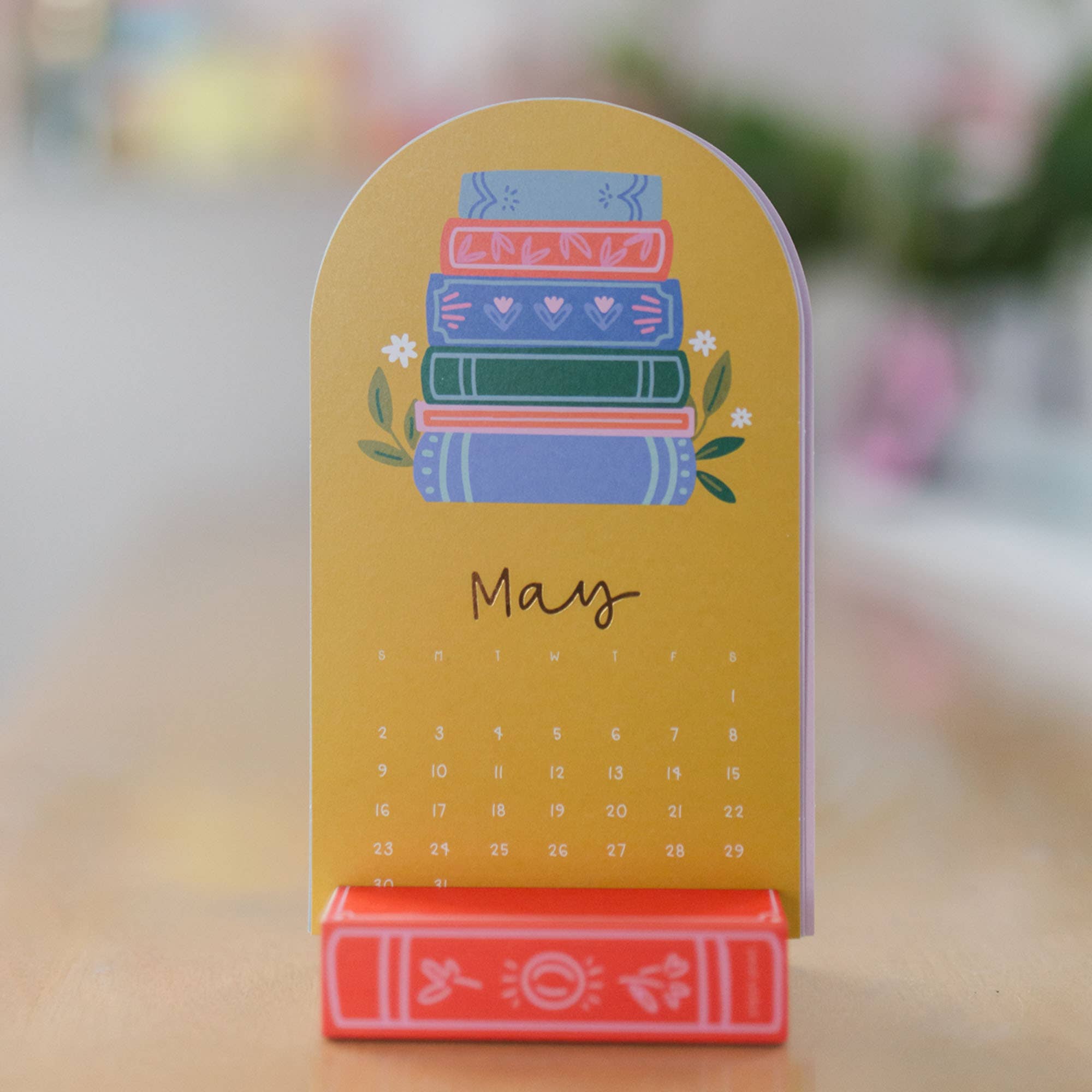 Book Lover's 2027 Mini Desk Calendar