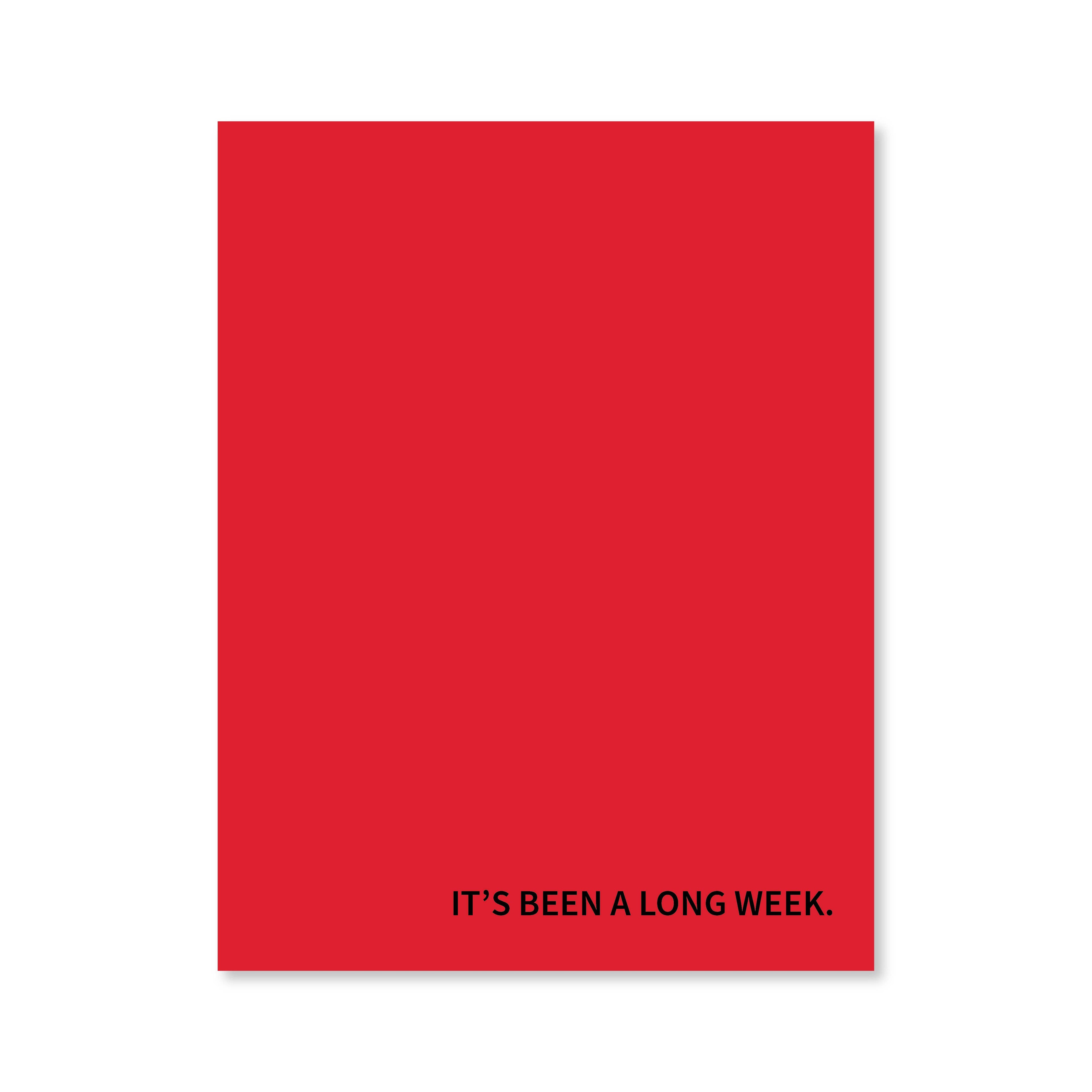 Long Week Notepad | Assorted Colors | Public School Paper Co.