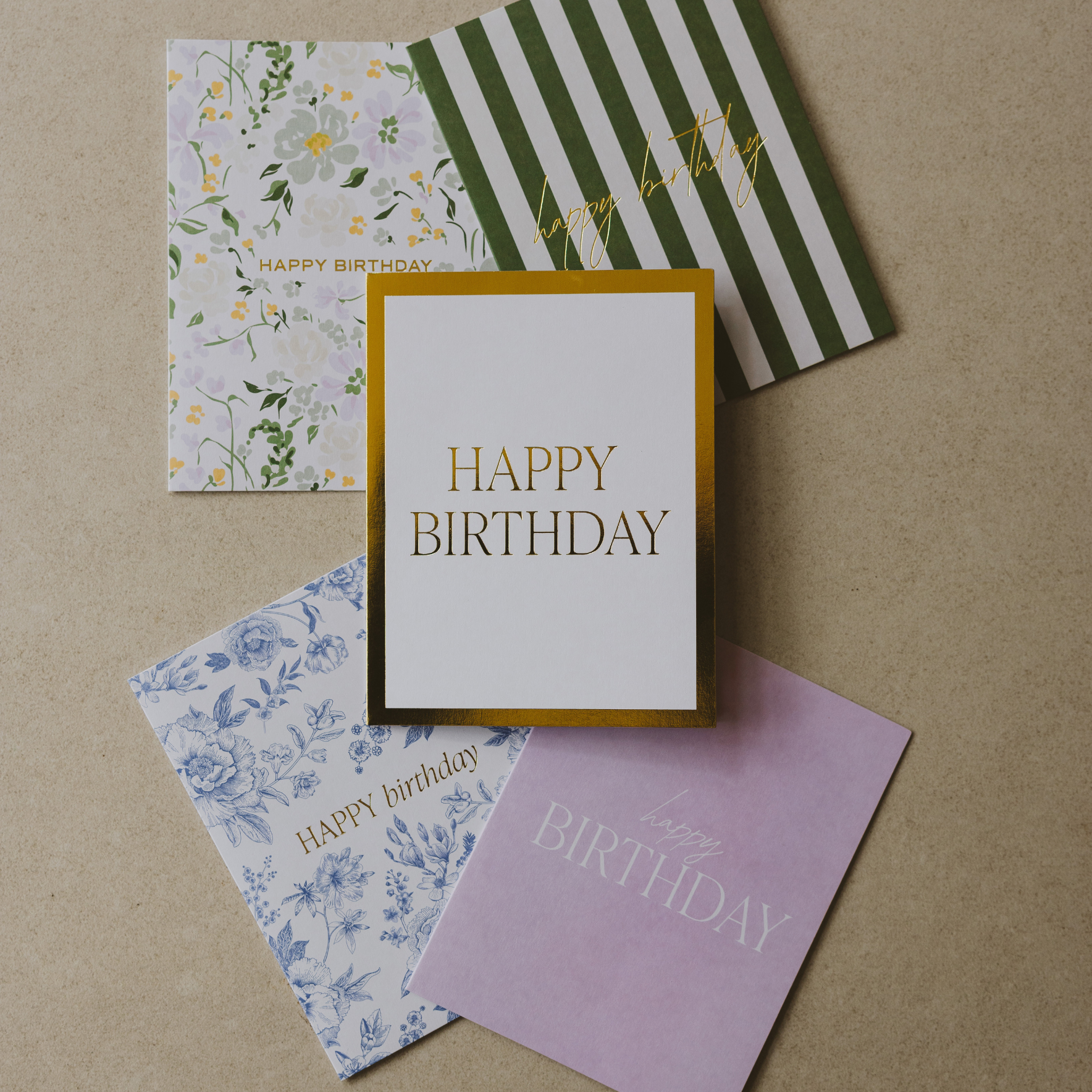 Birthday Gifter Greeting Card Boxed Set – Assorted Birthday Card Set by Sweet Water Decor