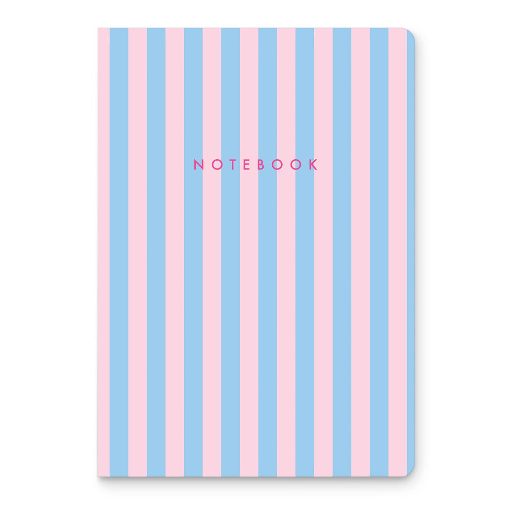 Cotton Candy Stripes Keri Notebook