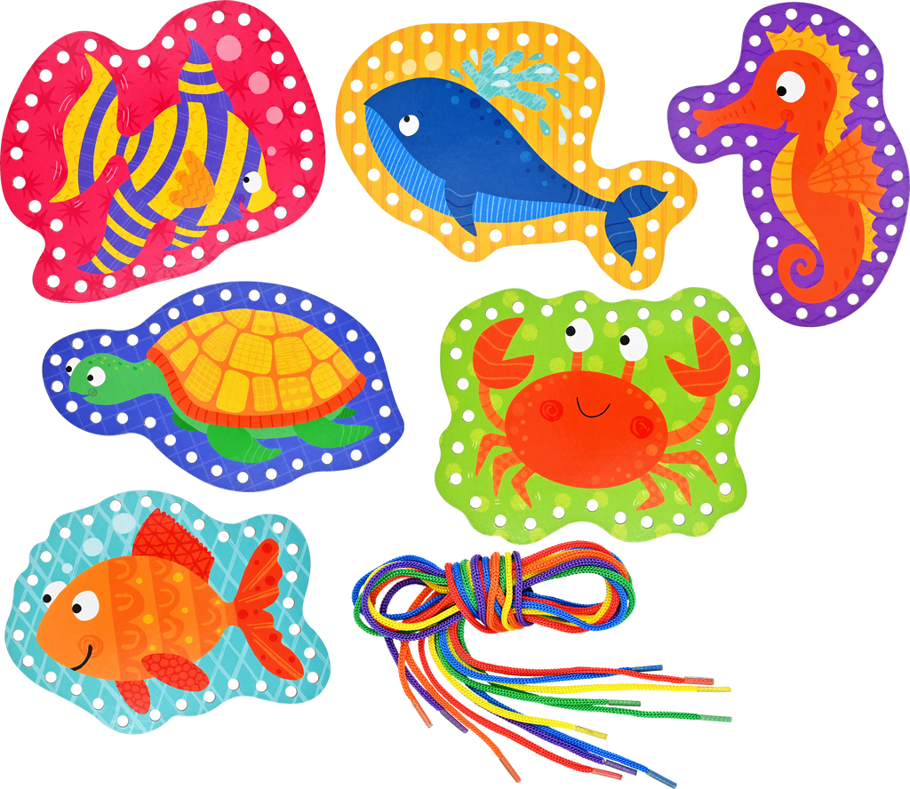 Under the Sea Lacing Cards | Peter Pauper Press