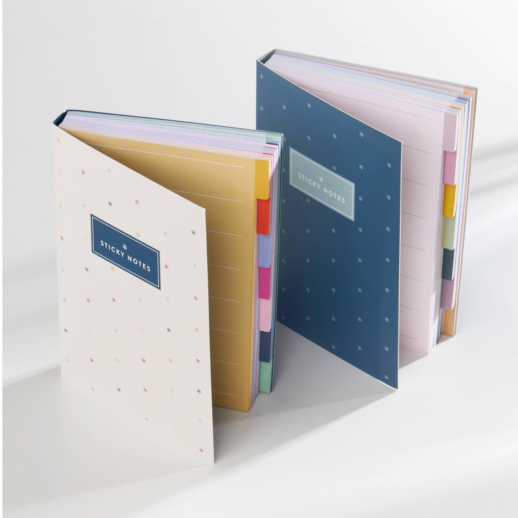 Functional Tabbed Sticky Note Booklet - Colorful - Erin Condren
