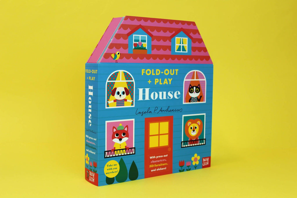 Fold-Out + Play: House, 3D Playhouse Board Book