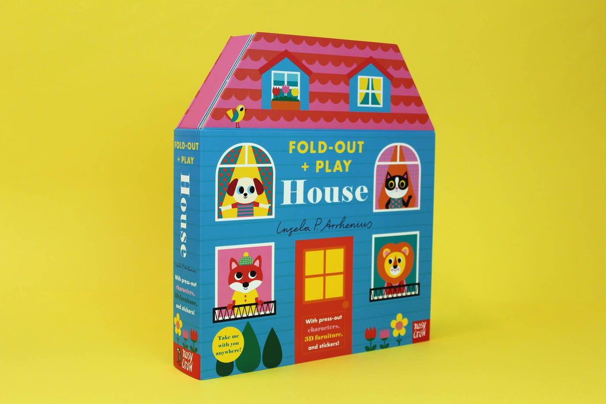 Fold-Out + Play: House, 3D Playhouse Board Book