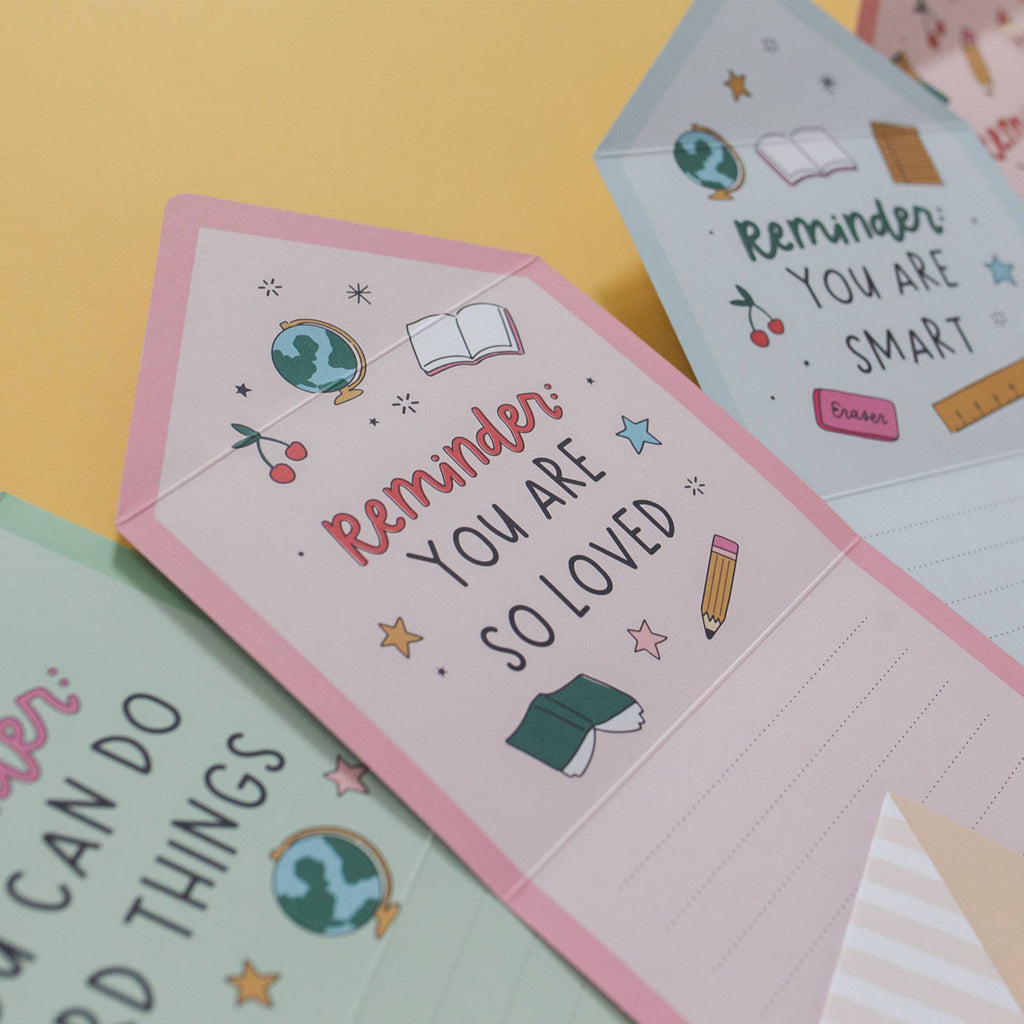 Kids Gift Lunchbox Note Card Set – Affirmation Lunchbox Notes by Pippi Post