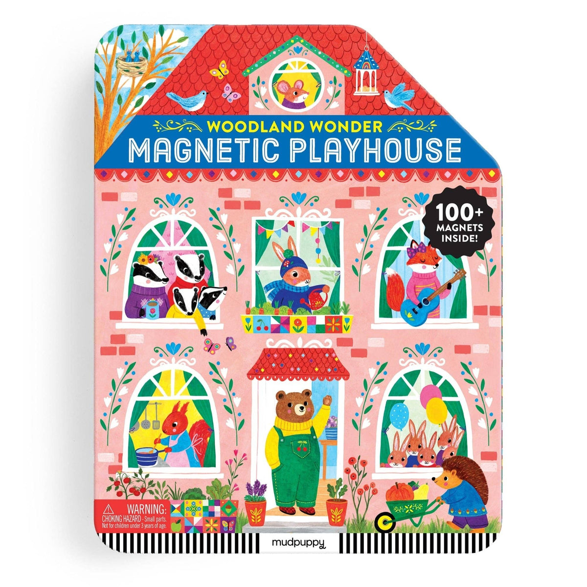 Woodland Wonder Magnetic Playhouse - 100+ Magnet Travel Tin, Ages 4+