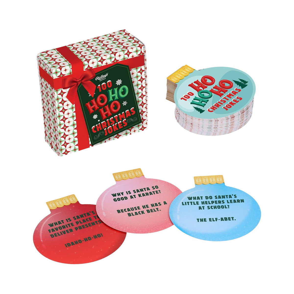 100 Ho-Ho-Ho Christmas Joke Cards