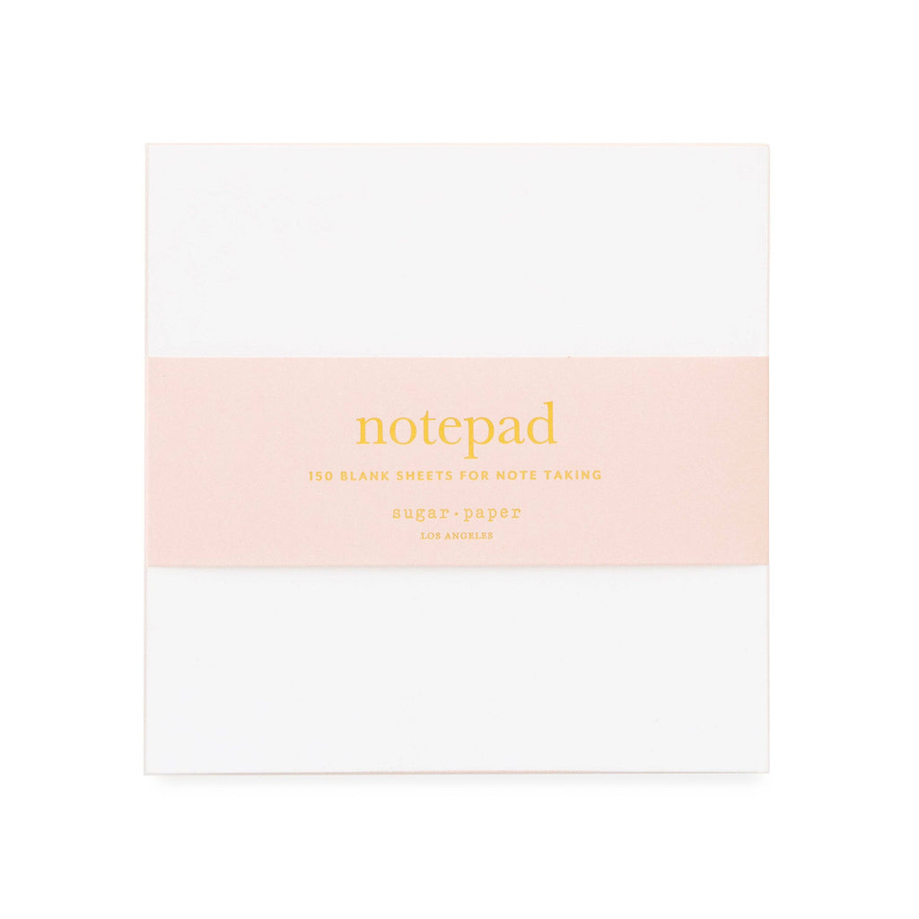 Painted Edge Notepad, Pale Pink