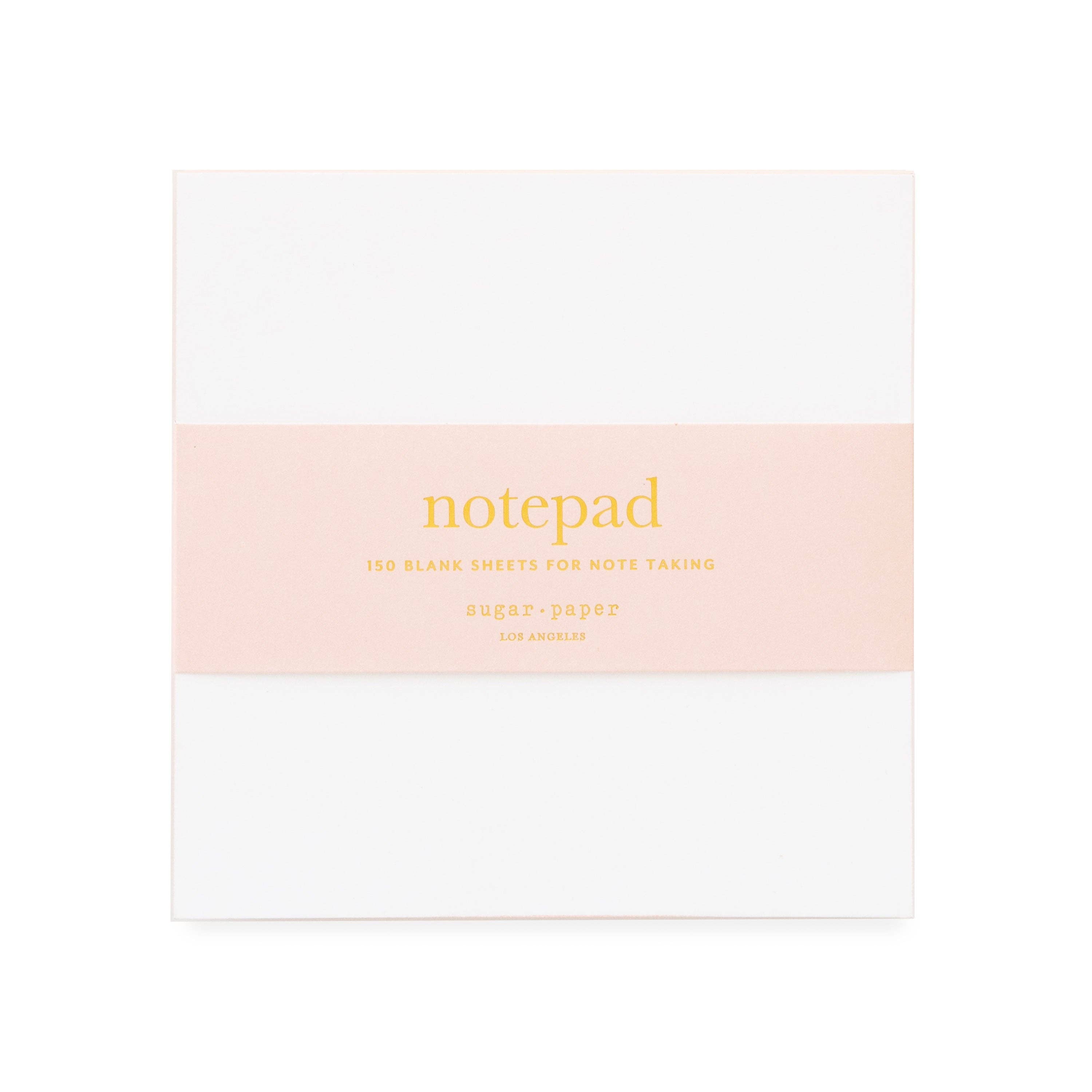 Painted Edge Notepad, Pale Pink