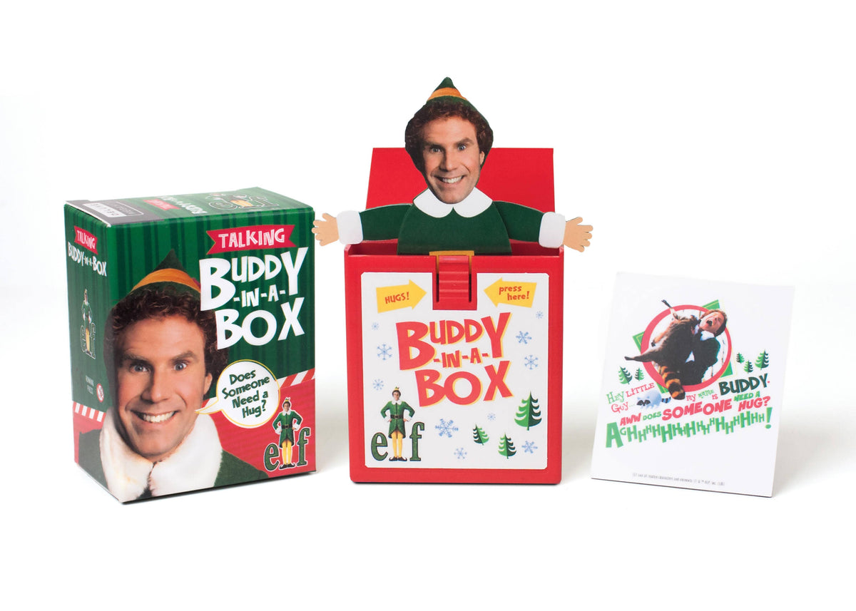 Elf Talking Buddy-in-a-Box – “Does Someone Need a Hug?”