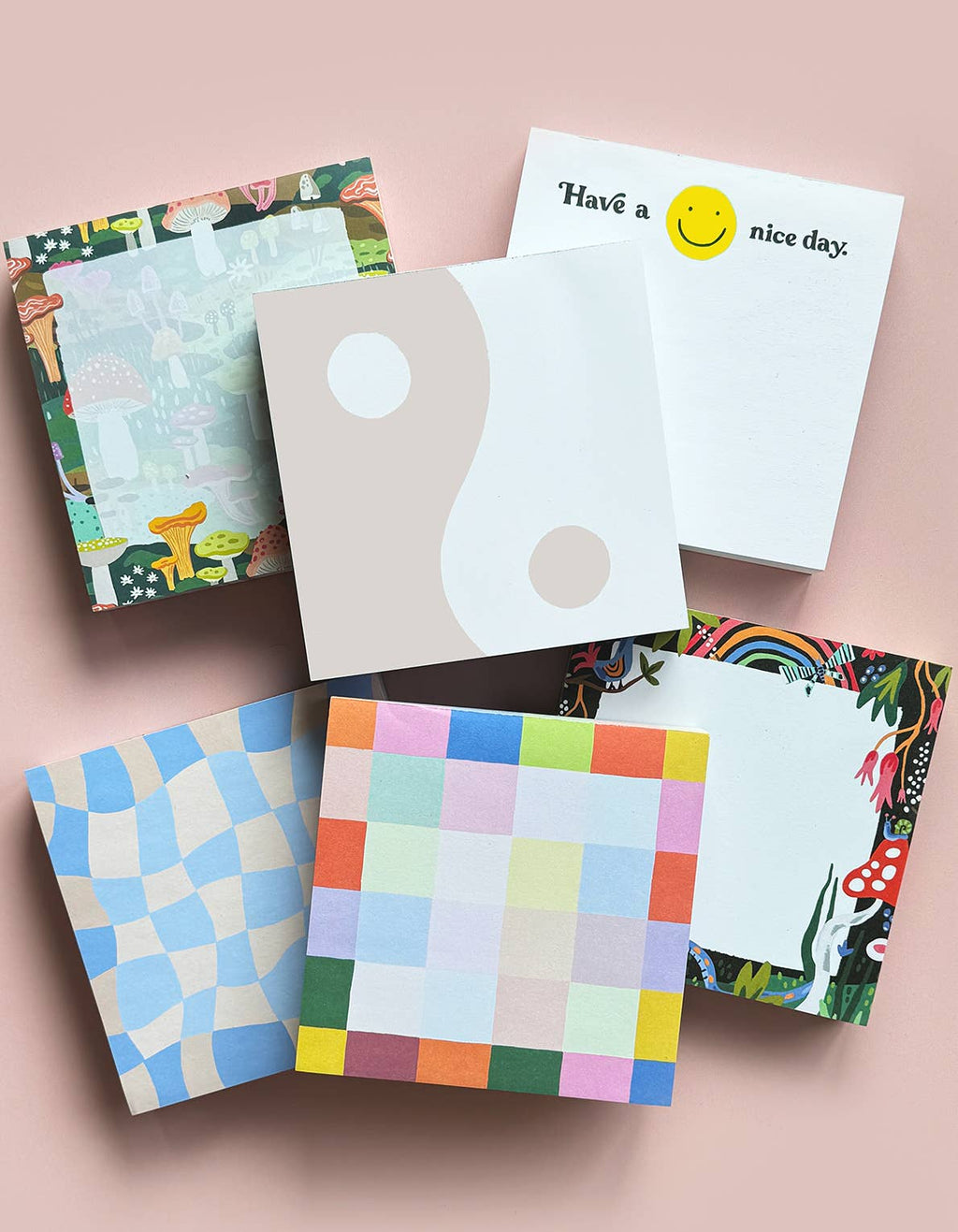 200-Sheet Jumbo Desk Pad | Mushroom Heaven