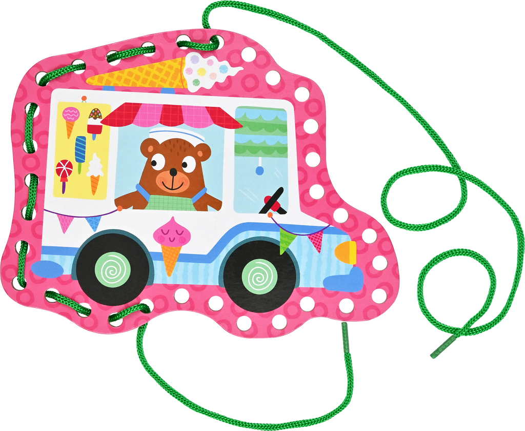 Cars & Trucks Lacing Cards | Peter Pauper Press