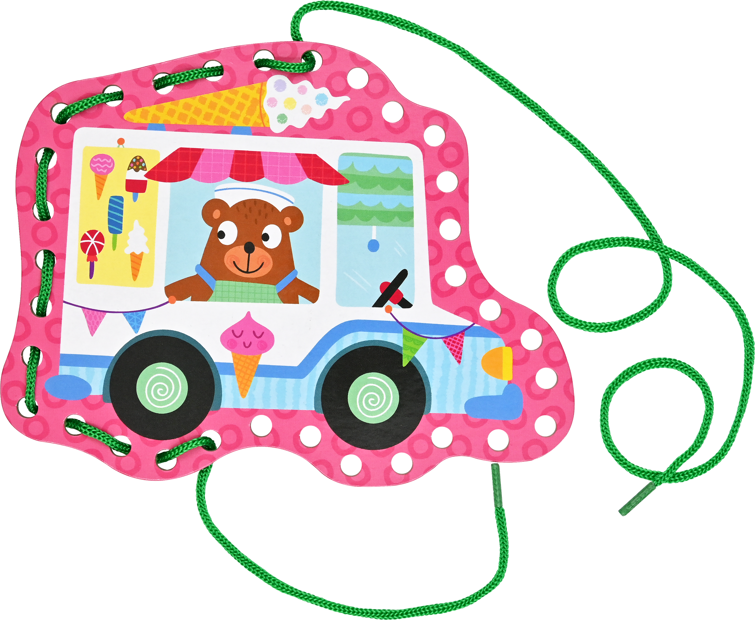 Cars & Trucks Lacing Cards | Peter Pauper Press