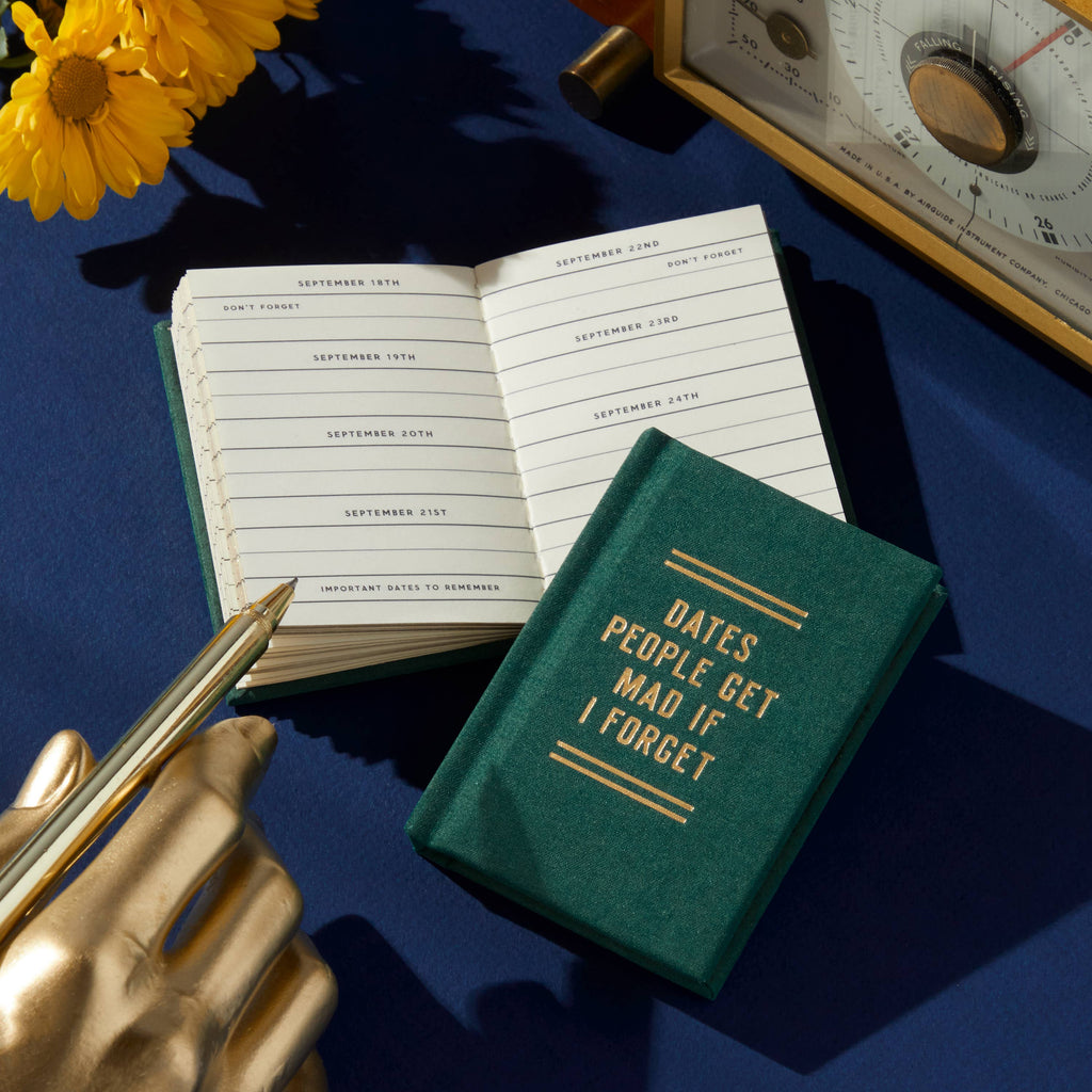 Brass Monkey “Dates People Get Mad If I Forget” Tiny Diary