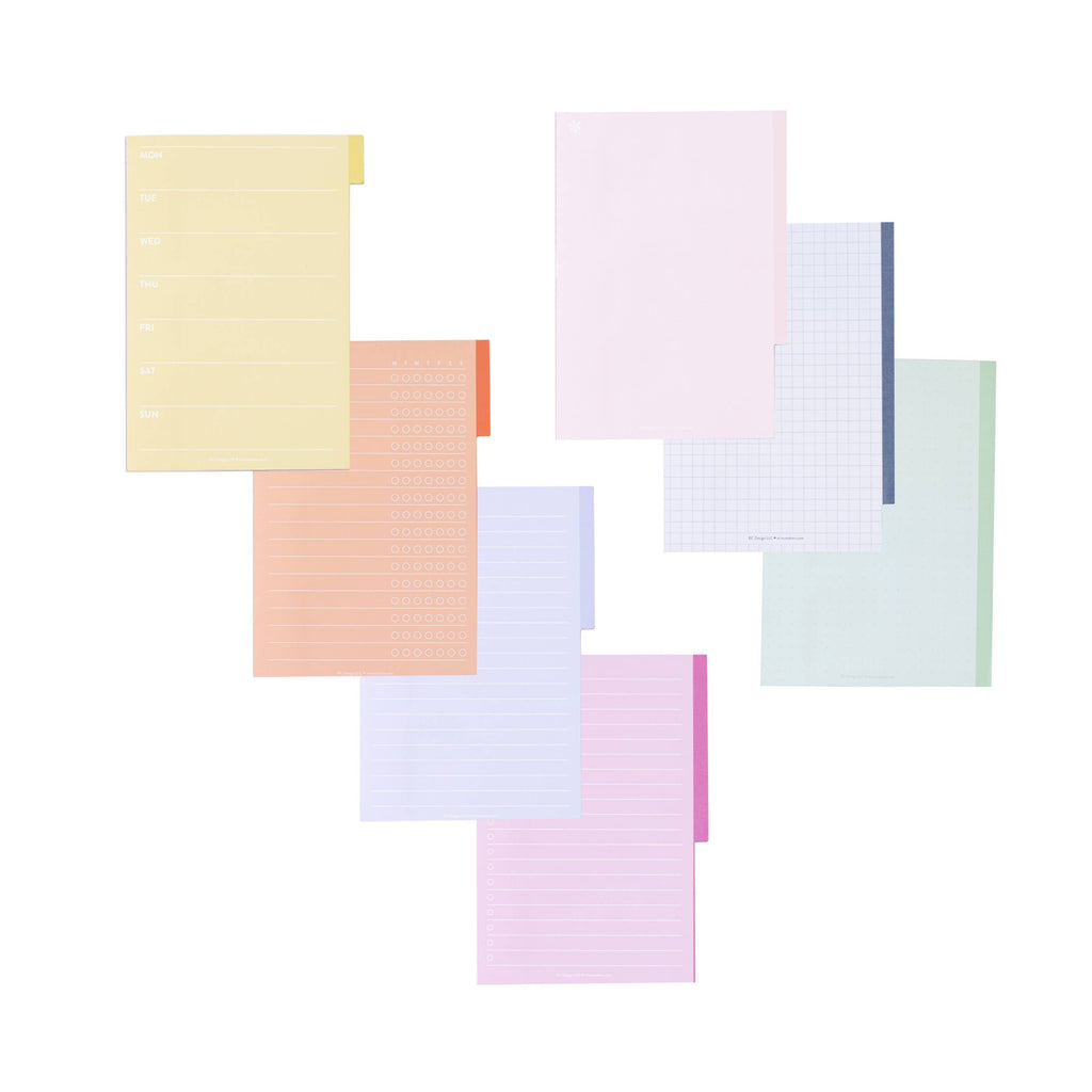 Functional Tabbed Sticky Note Booklet - Colorful - Erin Condren
