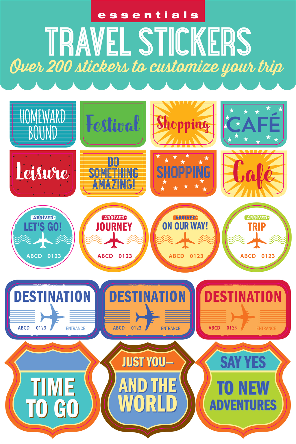 Essentials Travel Planner Stickers by Peter Pauper Press