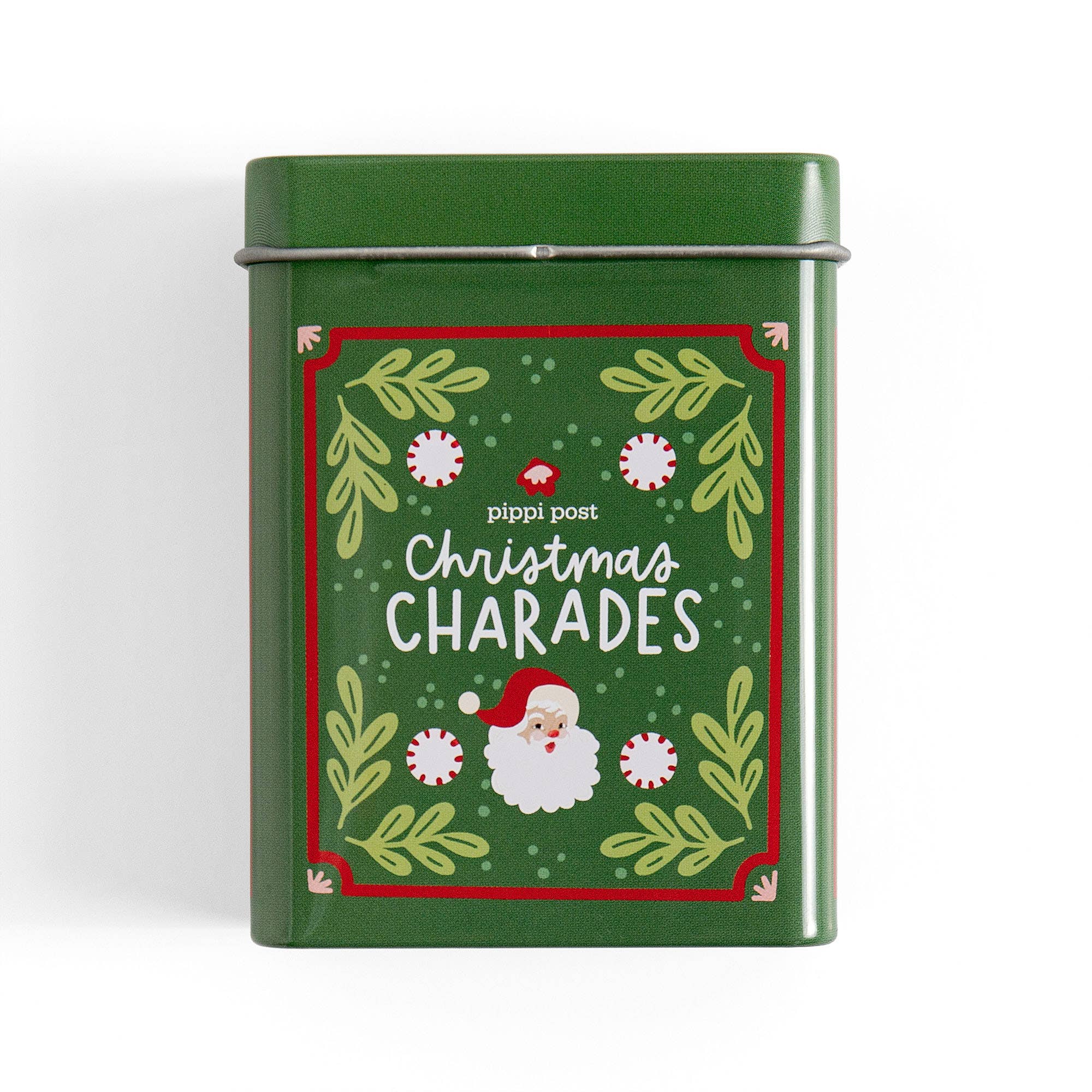Christmas Charades Game – Deck of Cards + Storage Tin