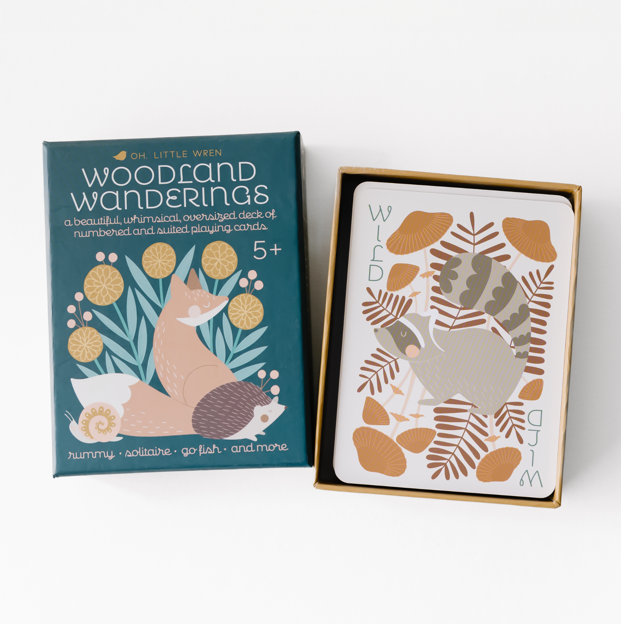 Woodland Playing Cards Deck | Family Game Night Favorite