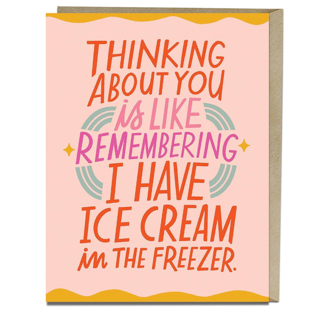 Ice Cream Freezer Love Card | Funny Greeting Card
