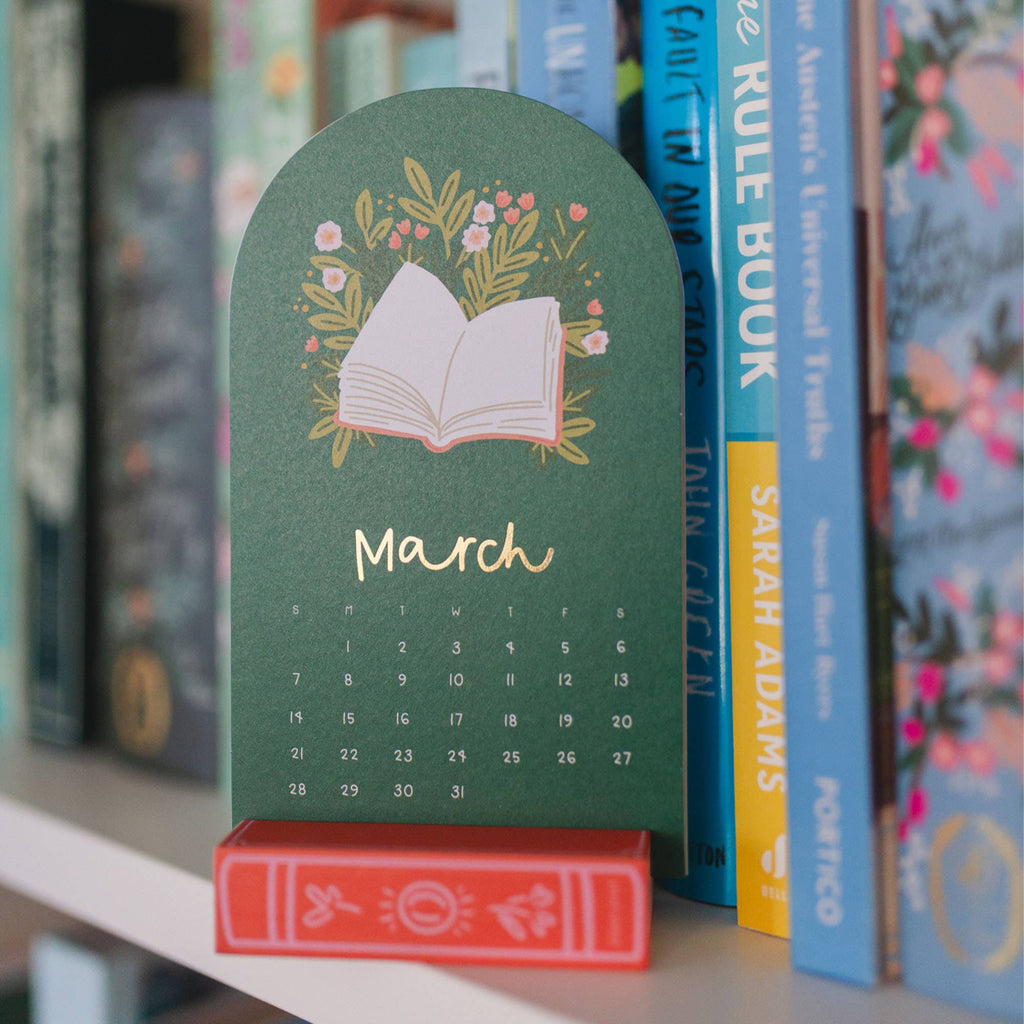 Book Lover's 2027 Mini Desk Calendar