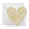 XO Floral Heart Gift Enclosures: Individual