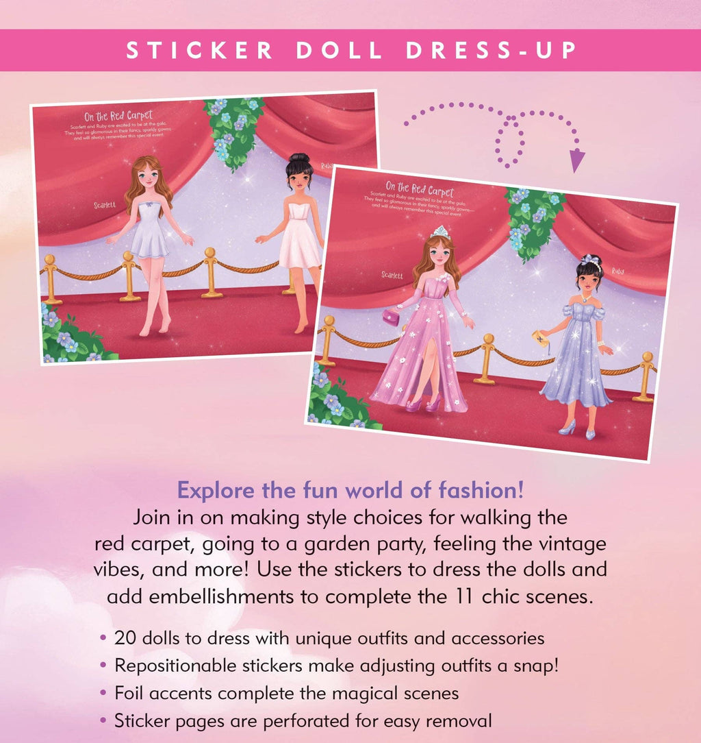 Fashion Sticker Doll Dress-Up Book | Peter Pauper Press