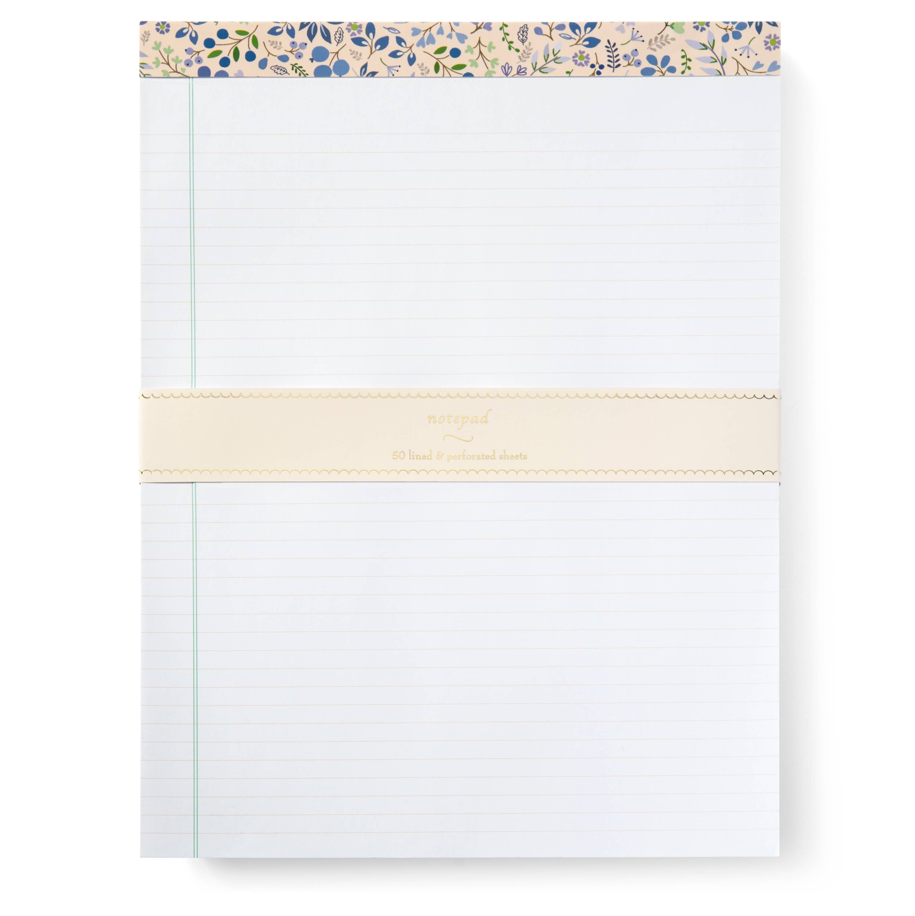 Notepad Set: Blue Floral
