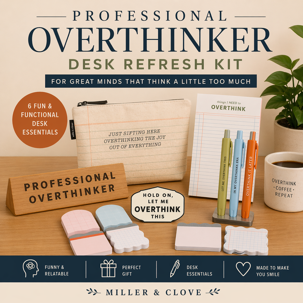 Certified Overthinker Desk Refresh