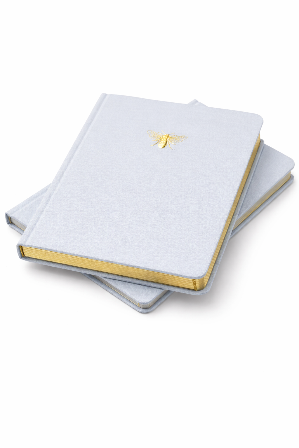 Light Blue Linen Journal with Gold Edges | Miller & Clove