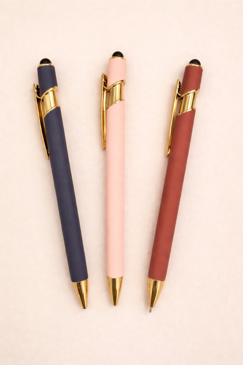 3 pack pen set-Blue/Pink/Maroon
