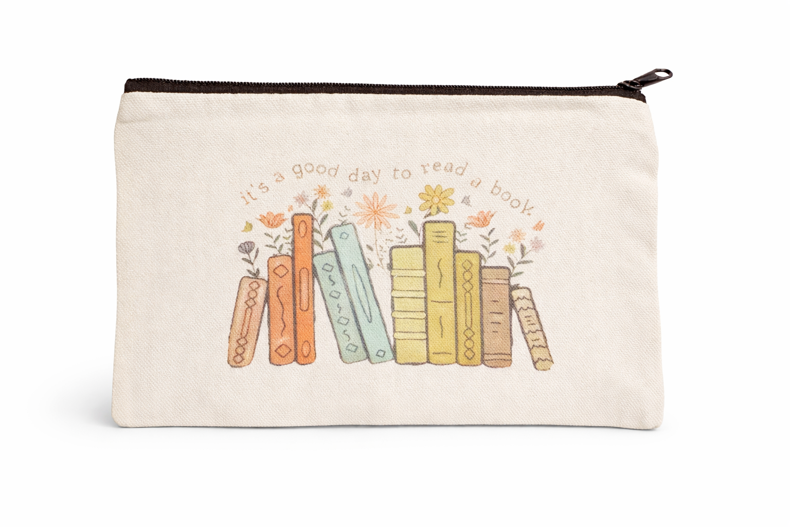It's a Good Day to Read a Book Organizer Pouch | Miller & Clove