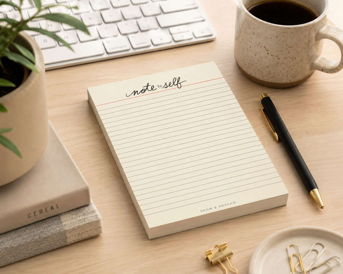 Note to Self Notepad – Tear-Off Memo Pad for Daily Lists, Planning & Notes