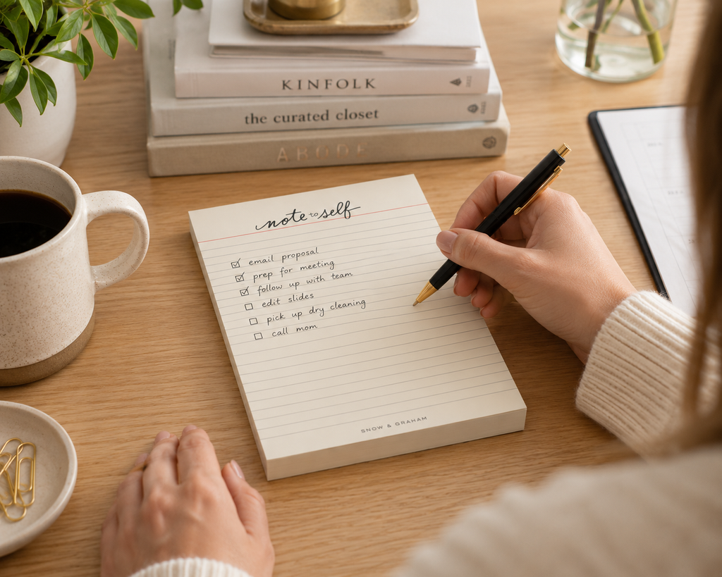 Note to Self Notepad – Tear-Off Memo Pad for Daily Lists, Planning & Notes