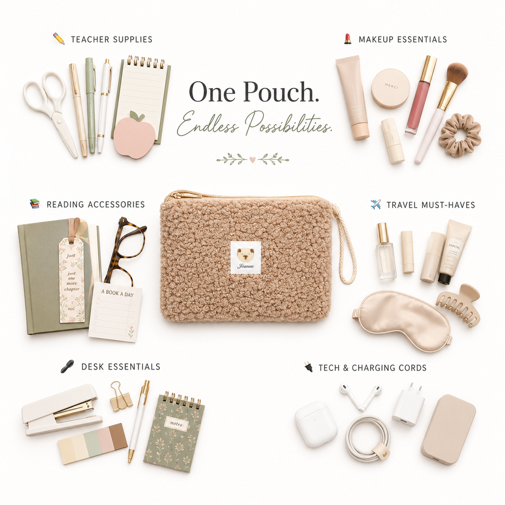 Cozy Teddy Pouch