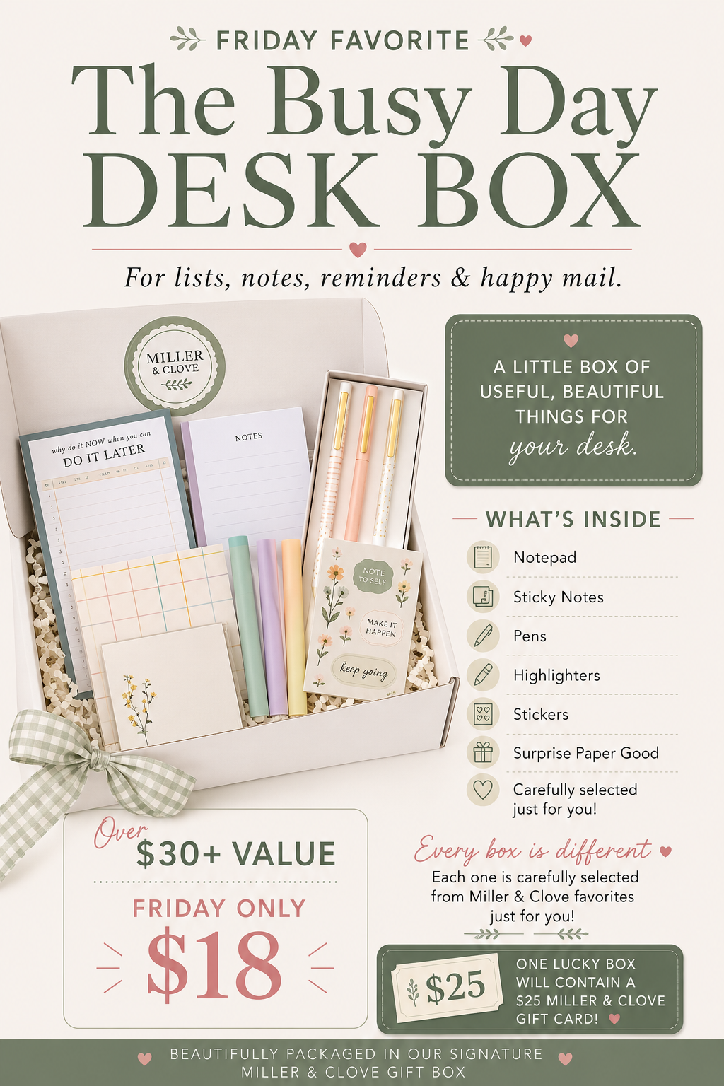 The Busy Day Desk Box
