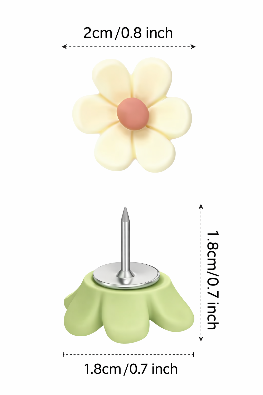 Floral Push Pins | Miller & Clove