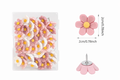 Pink Floral Push Pins | Miller & Clove