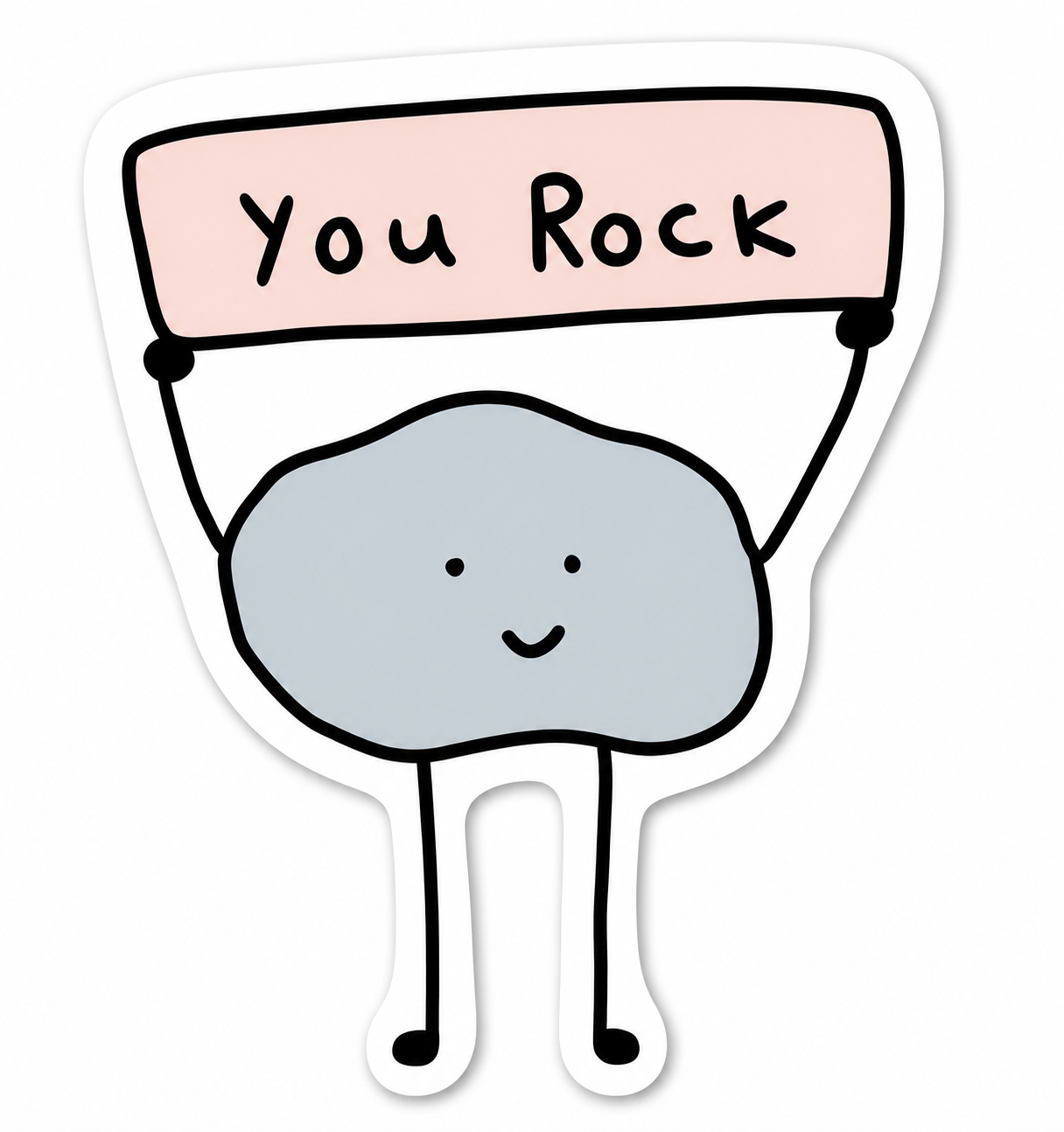 You Rock Sticker – 3" Waterproof Vinyl Decal