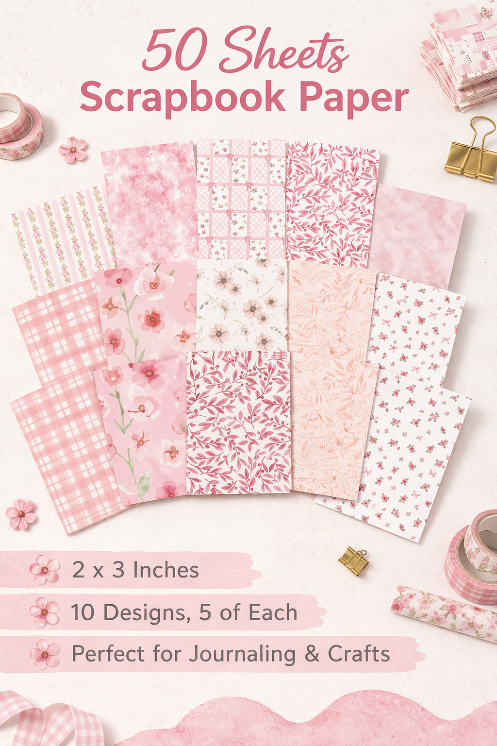 Retro Scrapbook Paper Packs | Miller & Clove