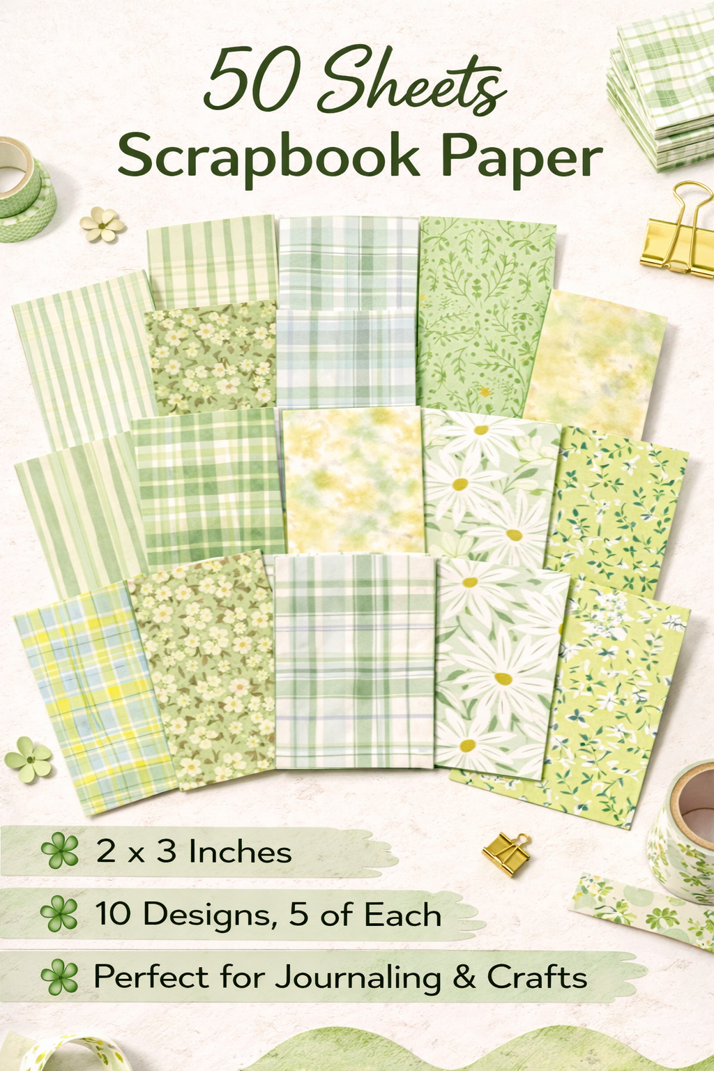 Retro Scrapbook Paper Packs | Miller & Clove