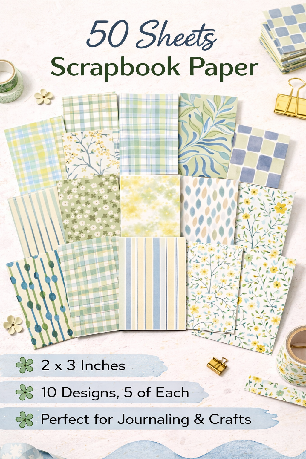 Retro Scrapbook Paper Packs | Miller & Clove